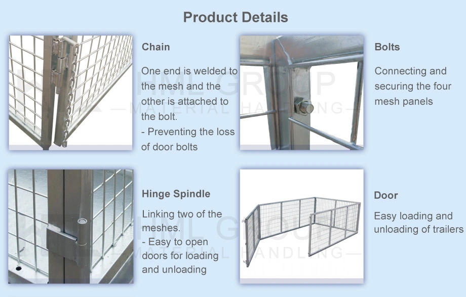 Steel Galvanised 6X4 Trailer Cage 900mm