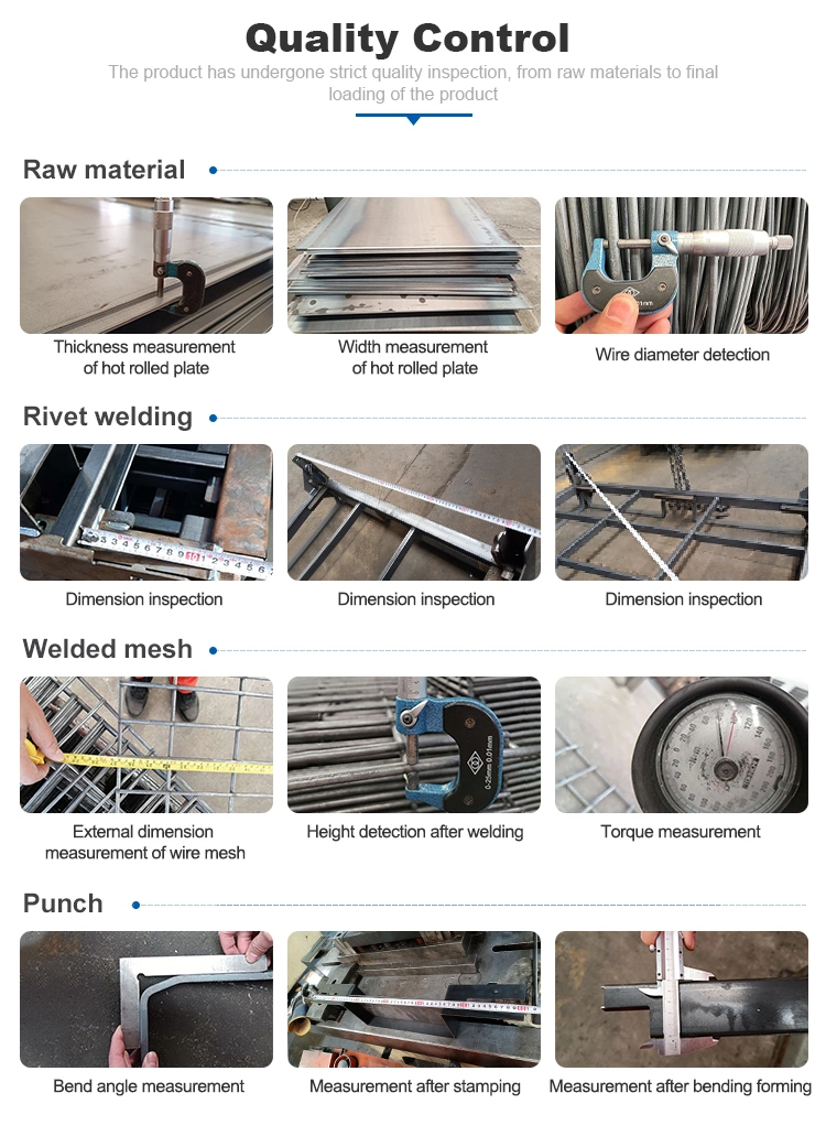 Eastfound Industrial Flared Channel Warehouse Storage Metal Steel Galvanized Wire Mesh Deck