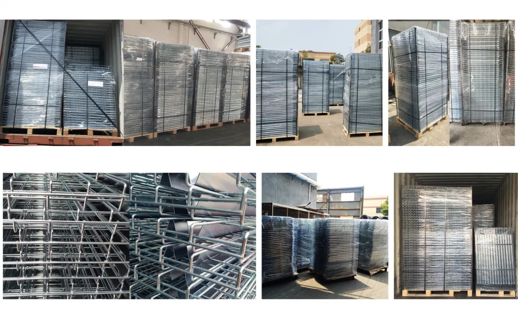 Powder Coated Welded Flare Waterfall Wire Mesh Deck for Heavy Duty Storage Racks